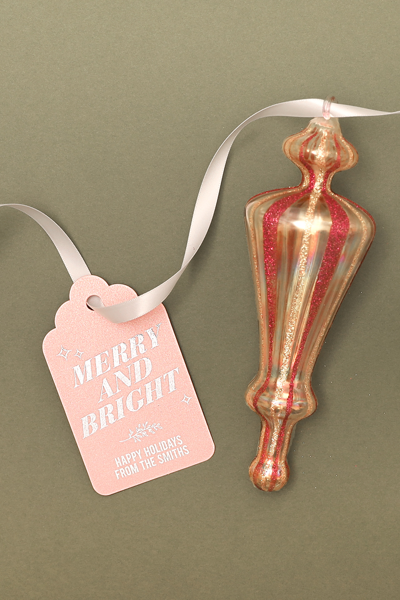 Print Design example: Holiday gift tags 2