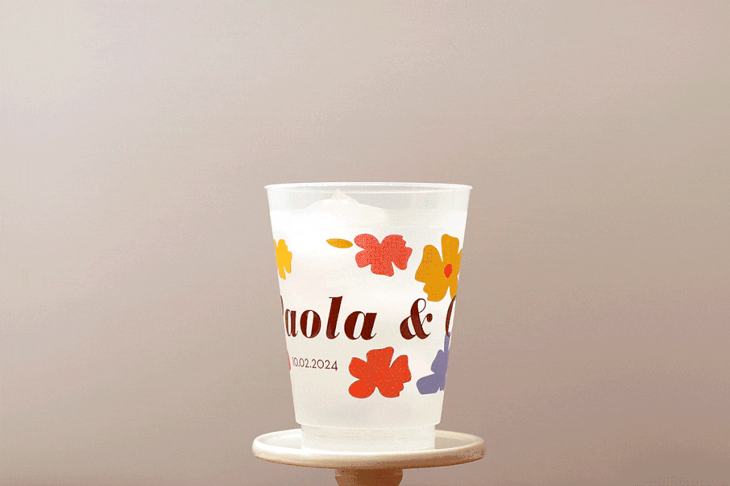 Print Design example: Party cup gif