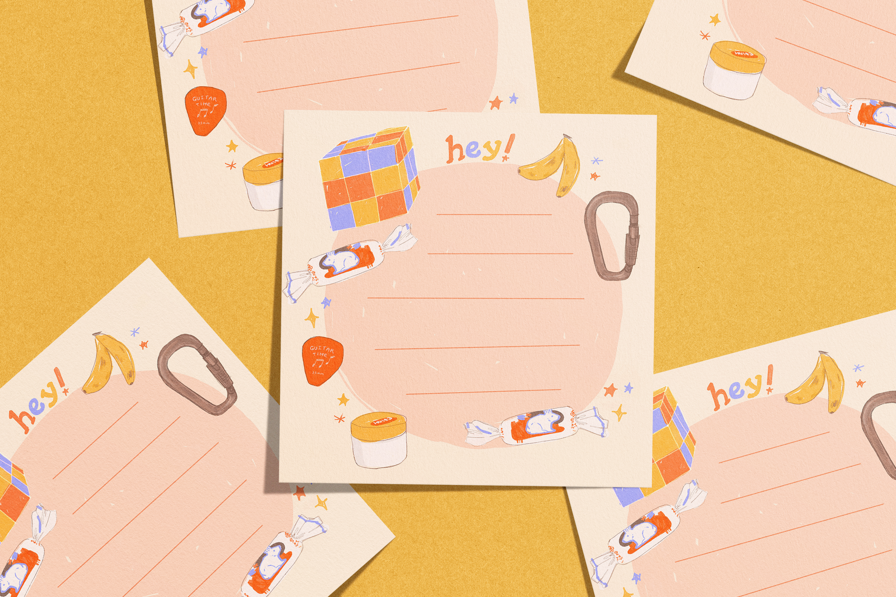 Print Design example: Custom letter paper